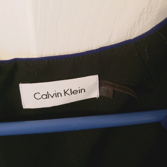 Calvin Klein ruched dress size 16 - Picture 2 of 2